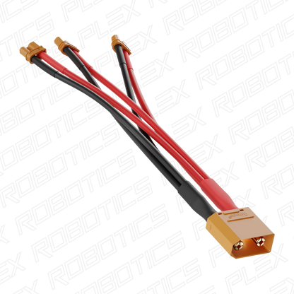 (1) XT90 to (3) XT30 Harness (Single FH-MC XT90 to Triple MH-FC XT30, 150mm Length)