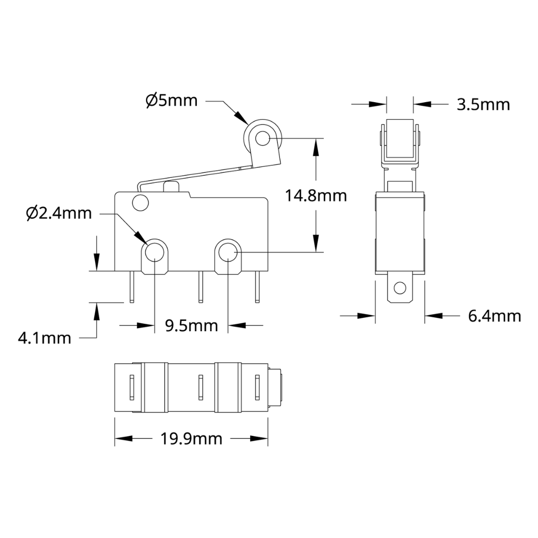 Micro Limit Switch - 2 Pack