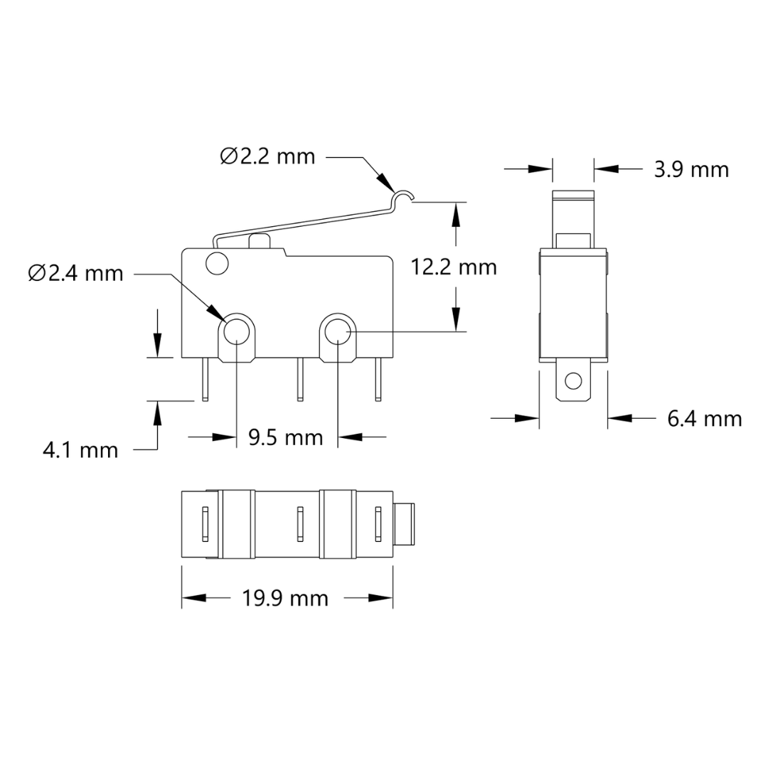 Micro Limit Switch - 2 Pack
