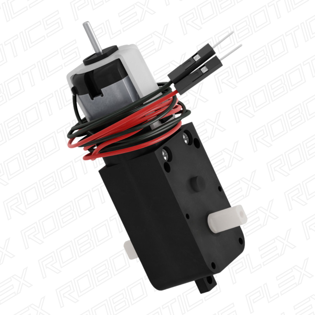 TT Right Angle Gear Motor (48:1 Ratio, 230RPM)