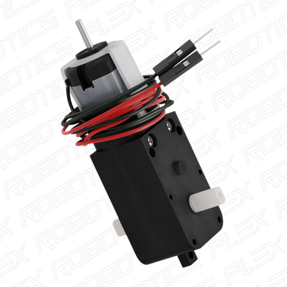 TT Right Angle Gear Motor (48:1 Ratio, 230RPM)