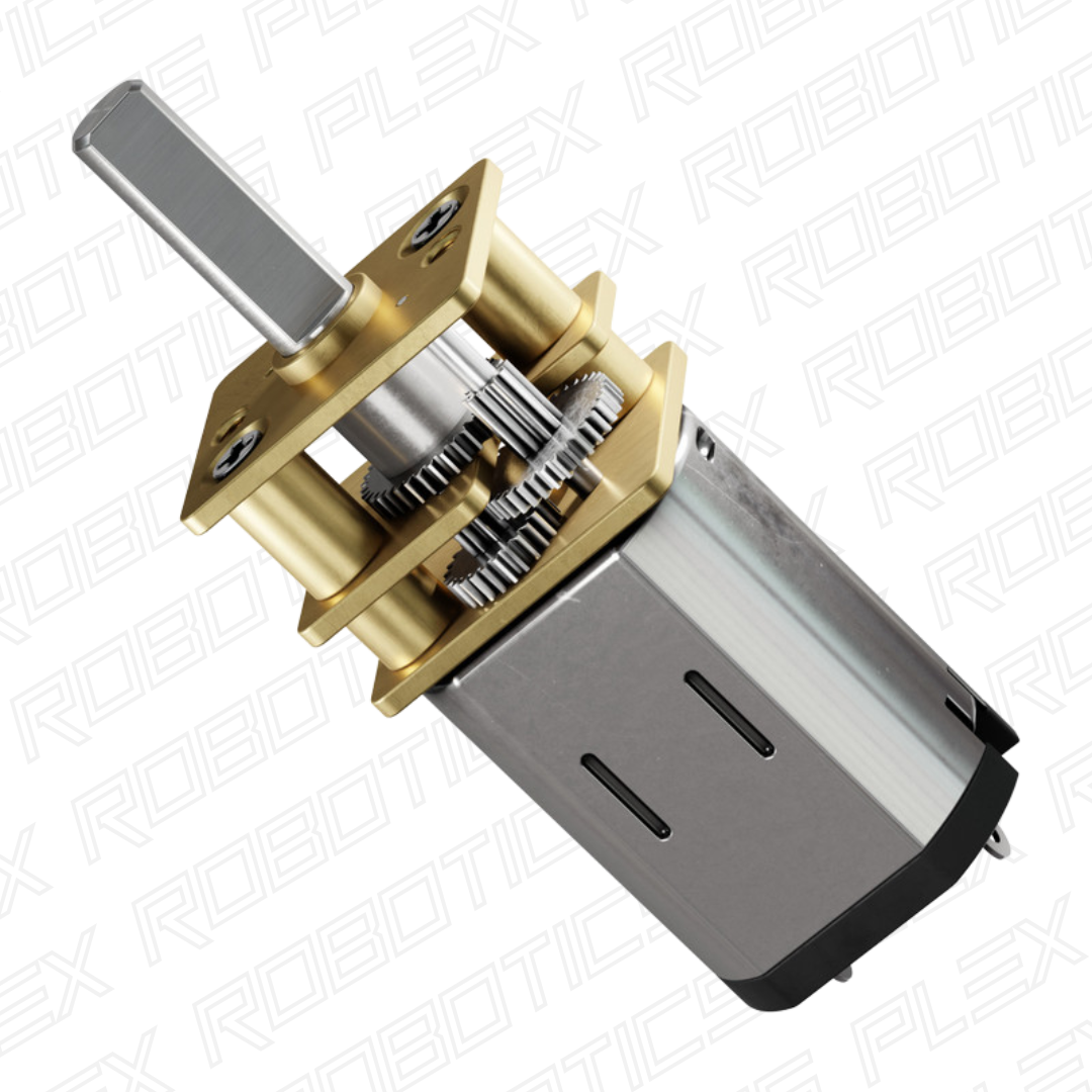 Premium N20 Gear Motor (298:1 Ratio, 90 RPM - 4900 RPM)