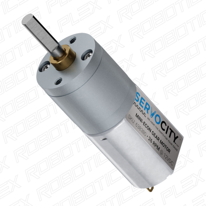 Mini Econ Gear Motor (26 RPM - 508 RPM)