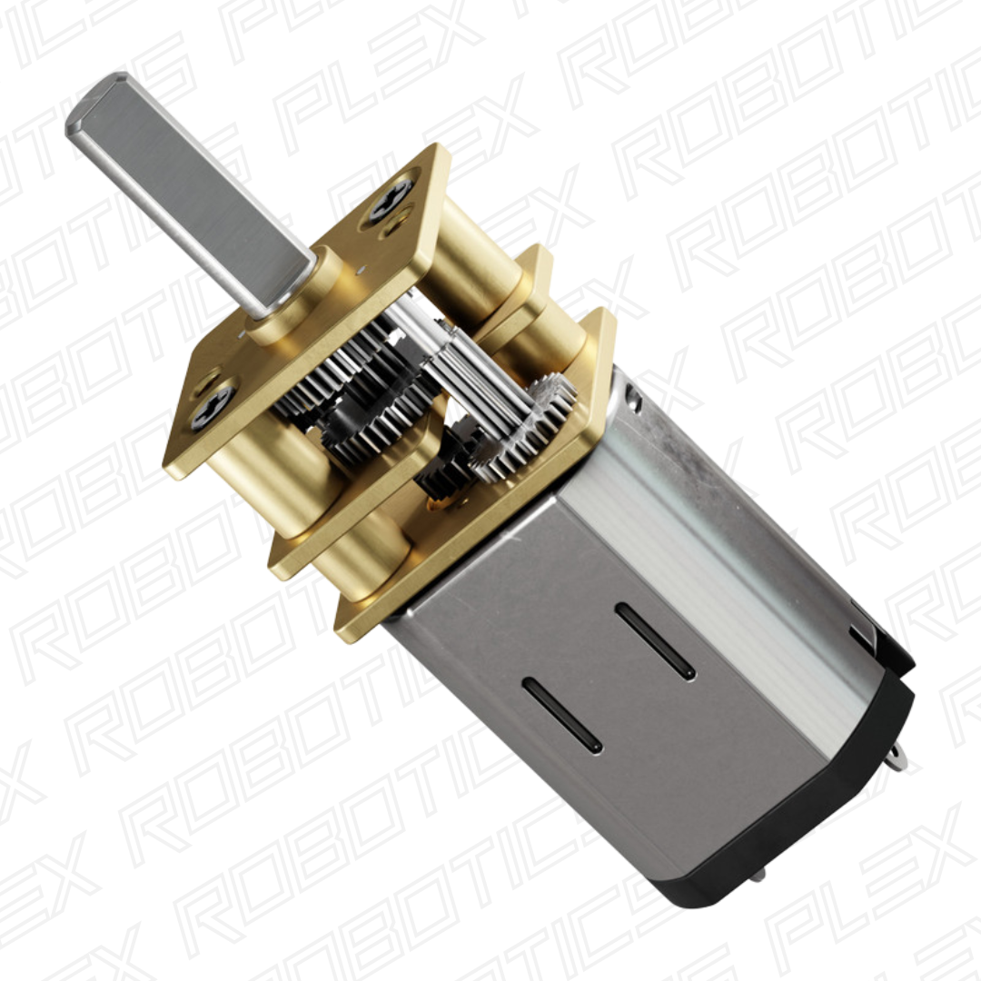 Premium N20 Gear Motor (298:1 Ratio, 90 RPM - 4900 RPM)