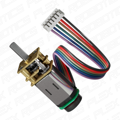 Premium N20 Gear Motor (298:1 Ratio, 90 RPM - 4900 RPM, with Encoder)