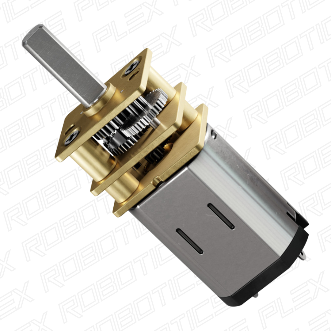 Premium N20 Gear Motor (298:1 Ratio, 90 RPM - 4900 RPM)