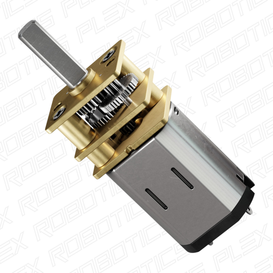 Premium N20 Gear Motor (298:1 Ratio, 90 RPM - 4900 RPM)