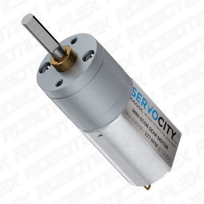 Mini Econ Gear Motor (26 RPM - 508 RPM)