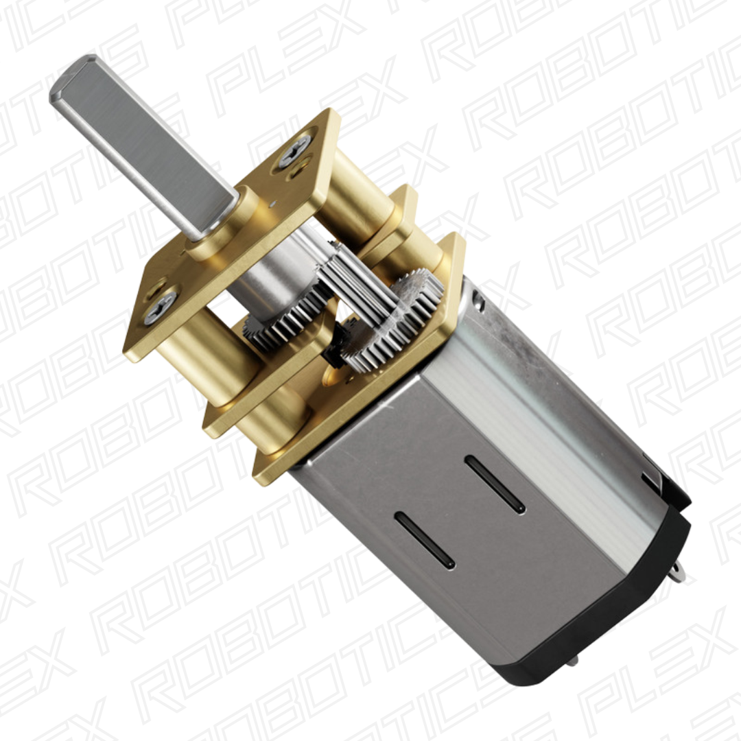 Premium N20 Gear Motor (298:1 Ratio, 90 RPM - 4900 RPM)