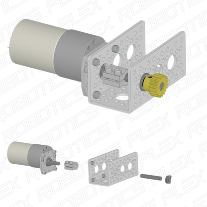20 RPM Precision Spur Gear Motor