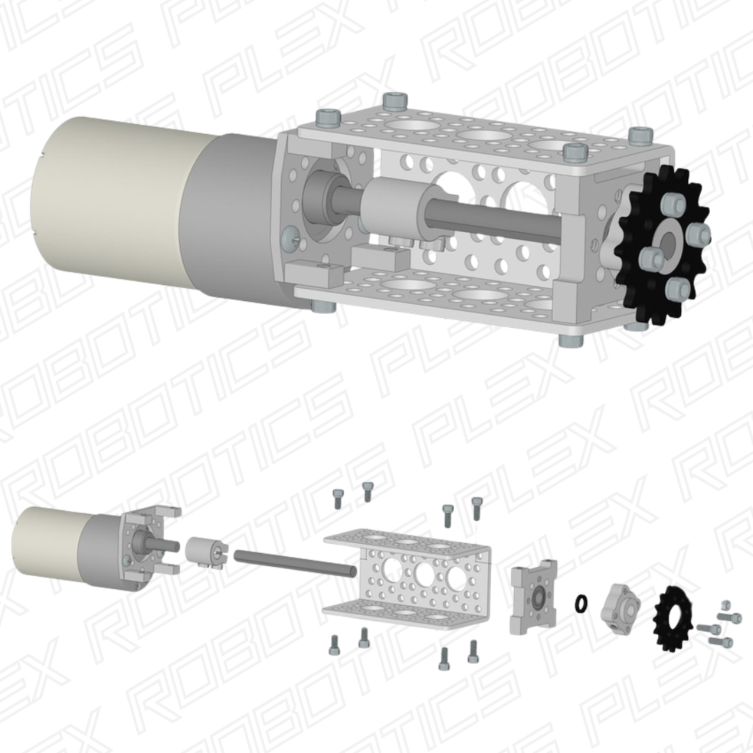 20 RPM Precision Spur Gear Motor