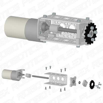 20 RPM Precision Spur Gear Motor