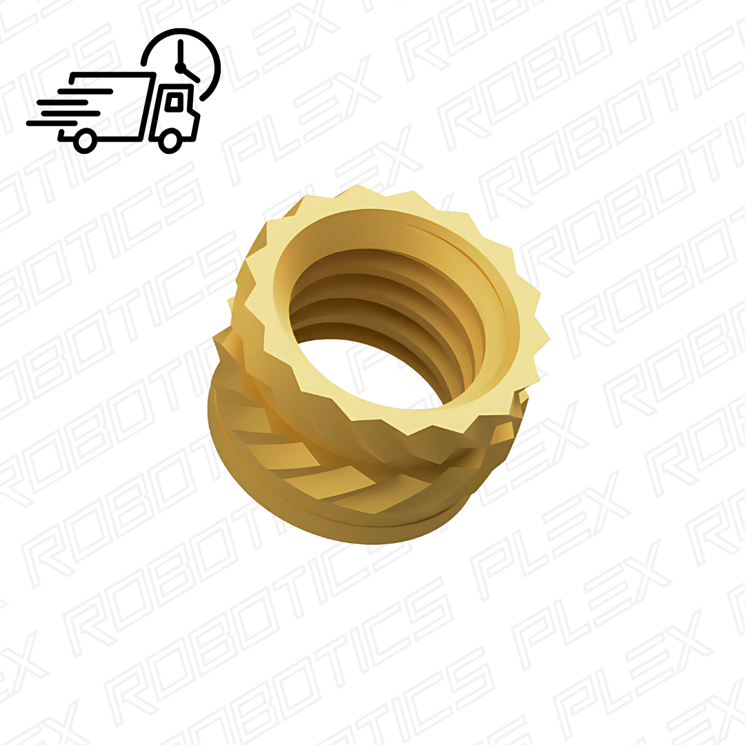 Brass Threaded Inserts (10 pcs.)