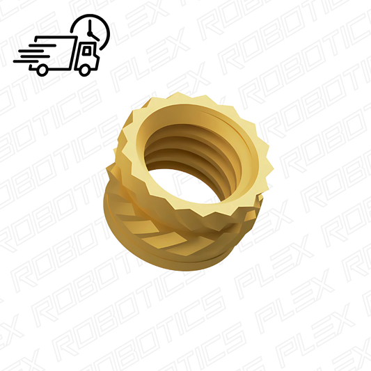Brass Threaded Inserts (10 pcs.)