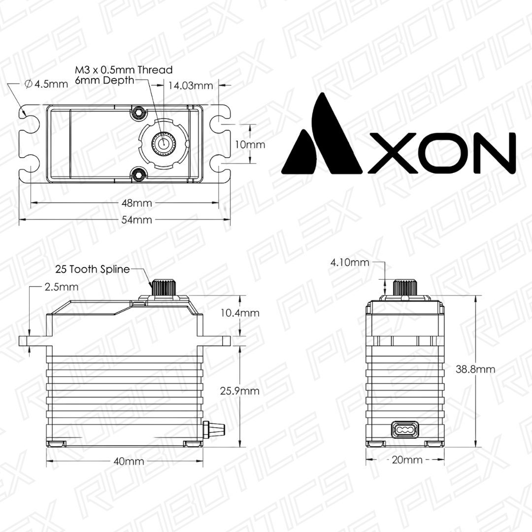 Servo AXON MAX+