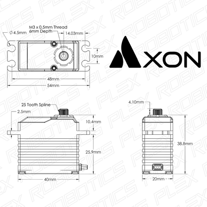 AXON MAX+ Servo