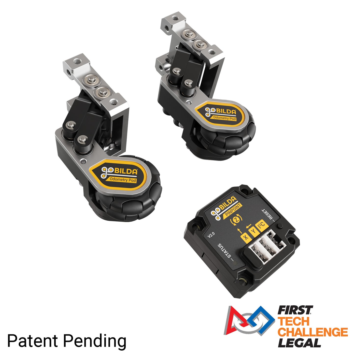 4-Bar Odometry Pack (2 Pods, 1 Pinpoint Computer)