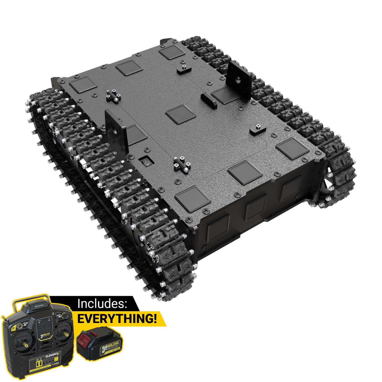 Overlander-T All-Terrain Robot Platform (25lb Payload, 3.8mph) (Without Battery & Charger)