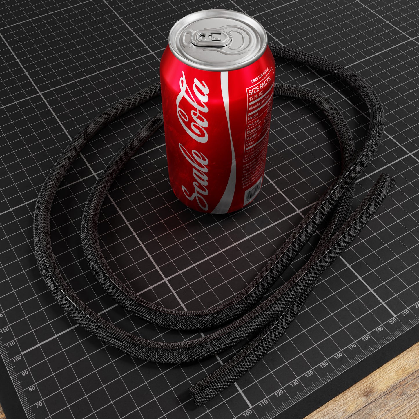 Braided Cable Sleeve (8mm Diameter, 3 meter Length)