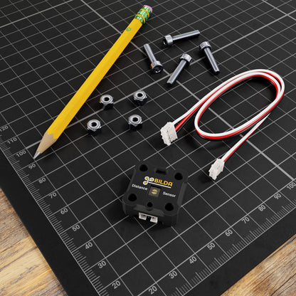 Laser Distance Sensor (1m Range, 3.3-5V, Digital or Analog Output)