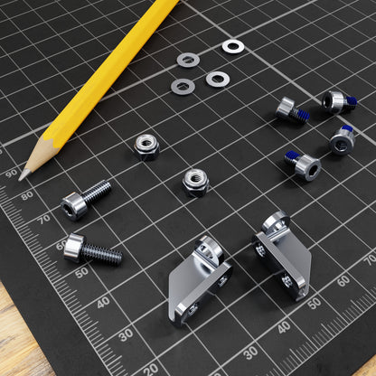 Steel 90° Servo Mounting Brackets (for Standard Size Servo)