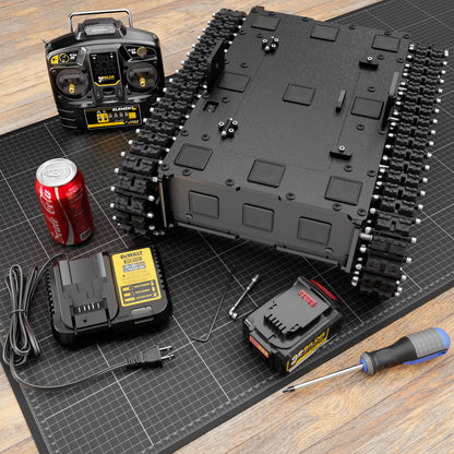 Overlander-T All-Terrain Robot Platform (25lb Payload, 3.8mph) (Without Battery & Charger)