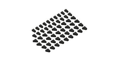 Offset Angled Mounting Block Bundle (56 pack)