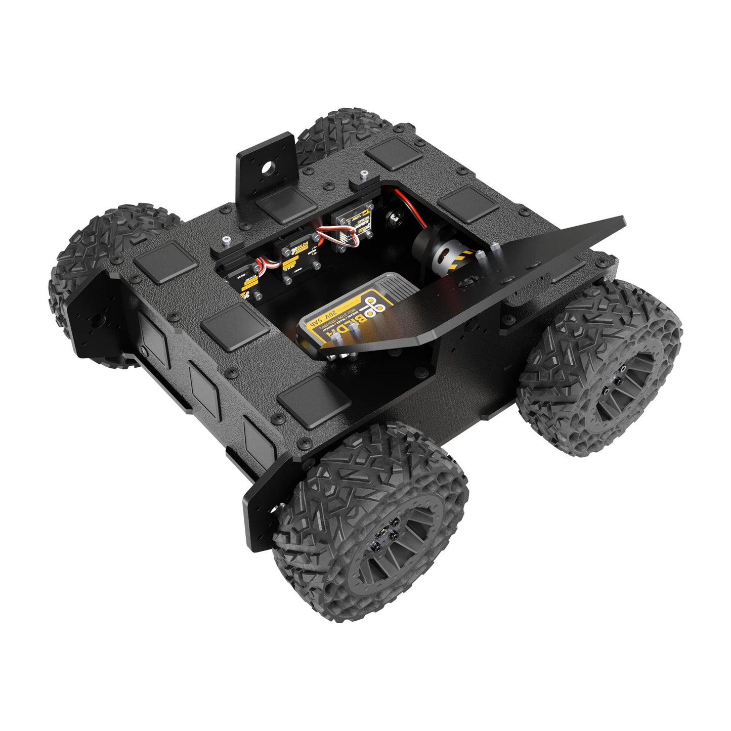 Overlander-4 All-Terrain Robot Platform (25lb Payload, 3.8mph) (Without Battery & Charger)