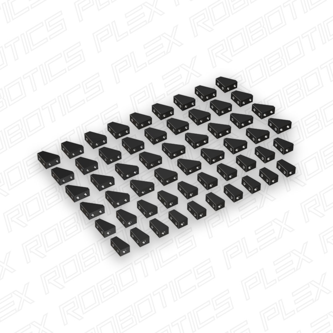 Offset Angled Mounting Block Bundle (56 pack)