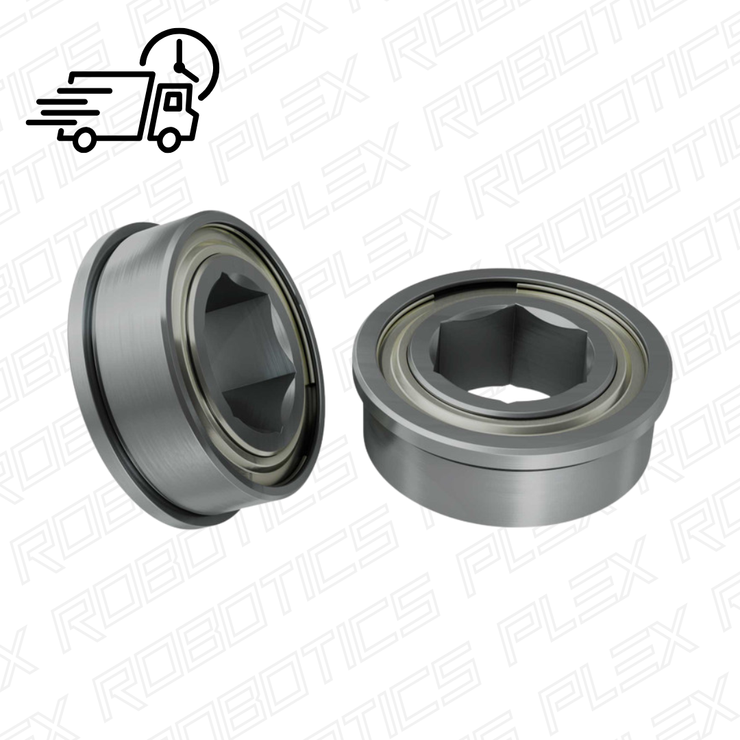 1611 Series Flanged Ball Bearing (8mm REX™ ID x 14mm OD, 5mm Thickness) - 2 Pack