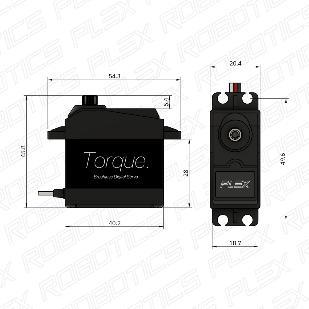 PLEX Torque. Digital Brushless Servo