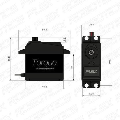 PLEX Torque. Digital Brushless Servo