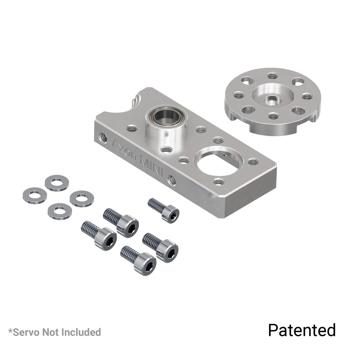 Compact ServoBlock® (27mm Width, For Axon MINI Servo, Hub-Shaft)