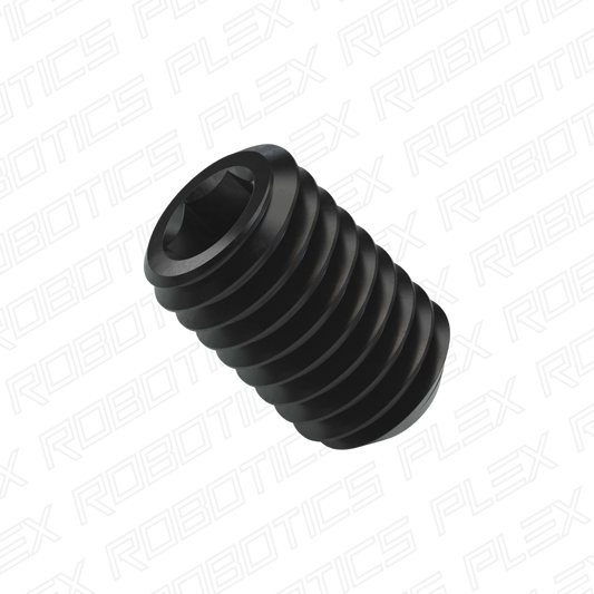 2806 Series Black Oxide Steel Cup-Point Set-Screw (M5 x 0.8mm, 8mm Length) - 25 Pack