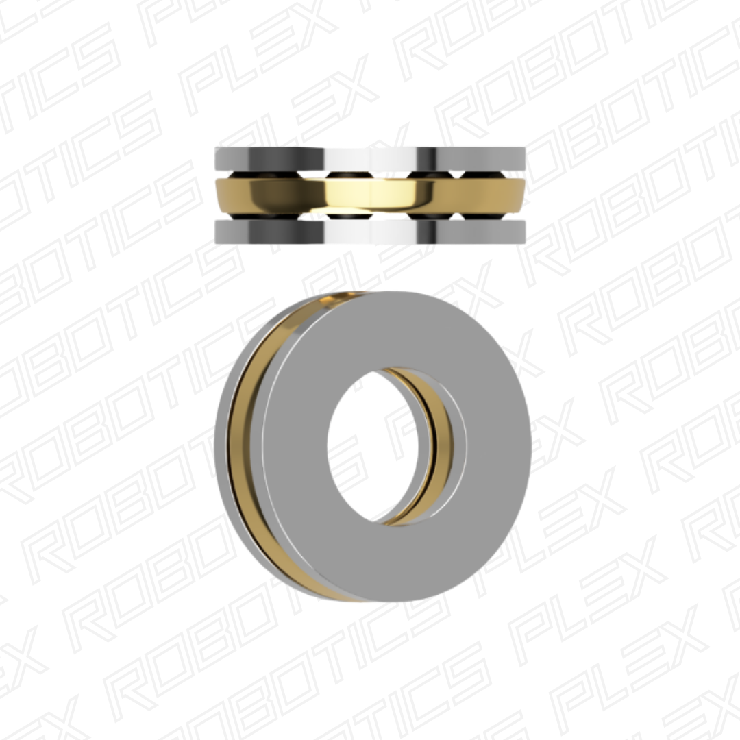 F8-16M Thrust Bearing (ID = 8mm, OD = 16mm, W = 5mm) (2 Pack)