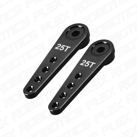 25T Single Servo Arm (37mm Length, 2 Pack)