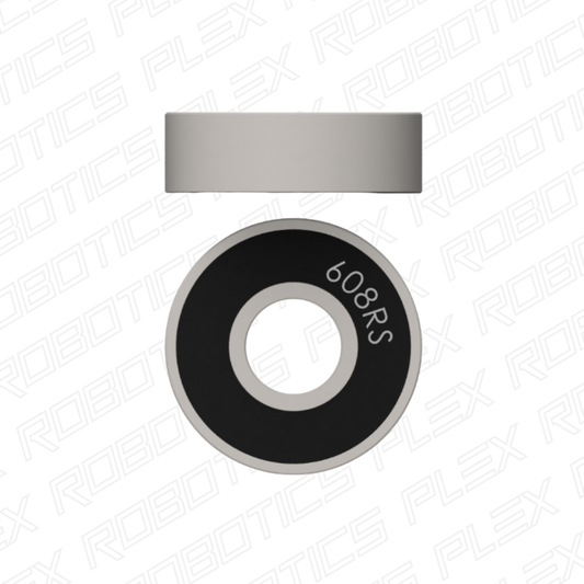 608-RS Bearing (ID=8mm, OD=22mm, W=7mm) (2 Pack)