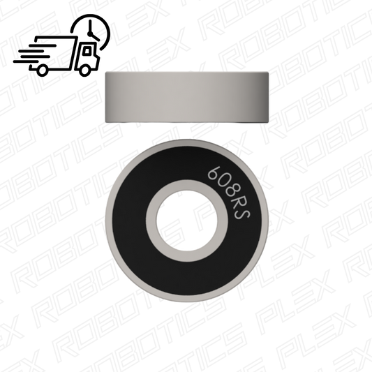 608-RS Bearing (ID=8mm, OD=22mm, W=7mm)