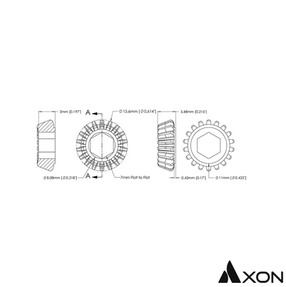 AXON Bevel Gears