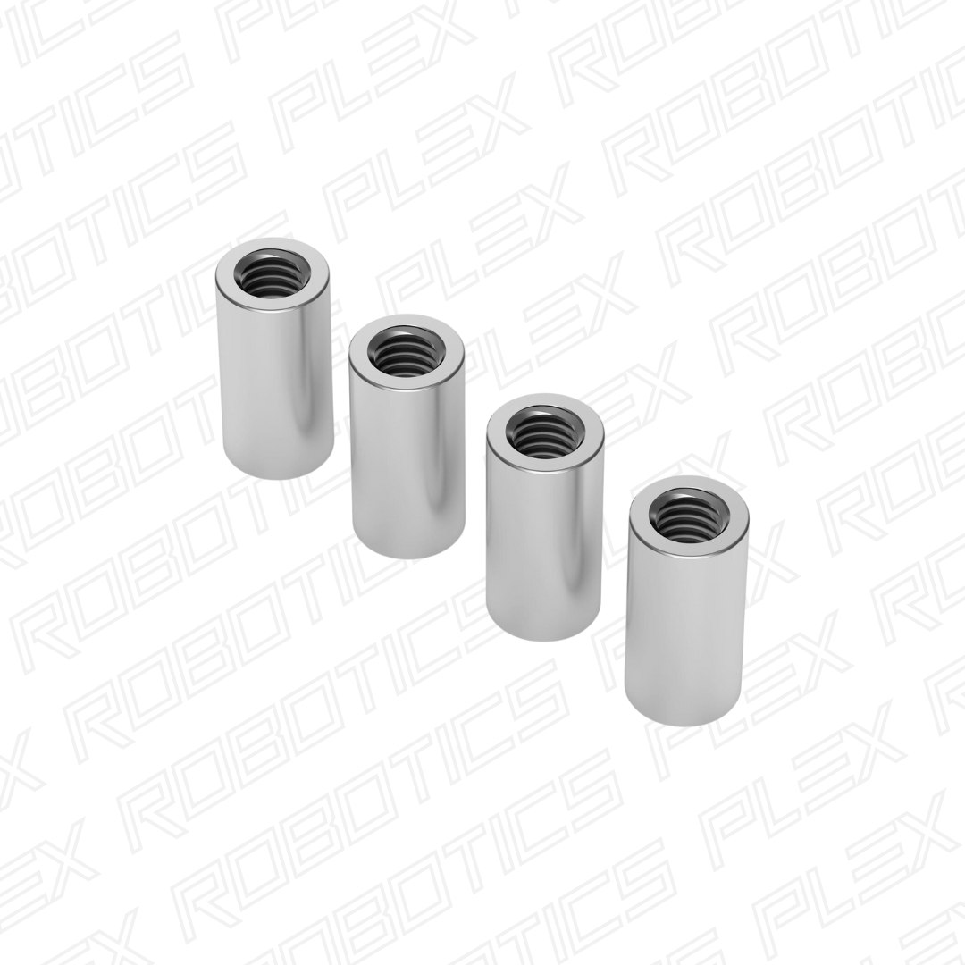 6mm OD Round M4 Standoffs - 4 Pack