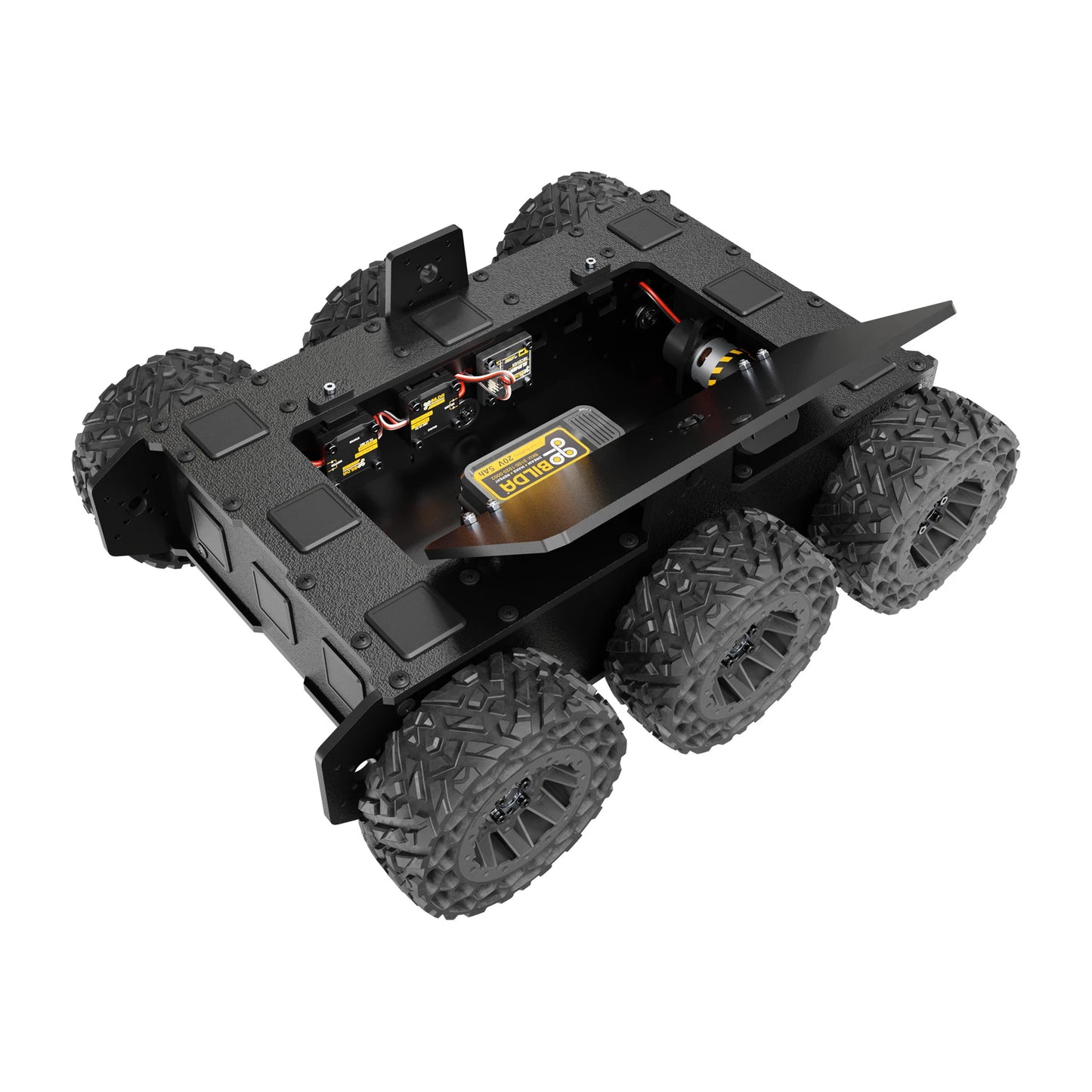 Overlander-6 All-Terrain Robot Platform (25lb Payload, 3.8mph) (Without Battery & Charger)