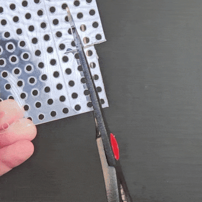 Clear Polycarbonate Grid Plate (1.5mm Thickness, 27 x 44 Hole, 216 x 352mm)
