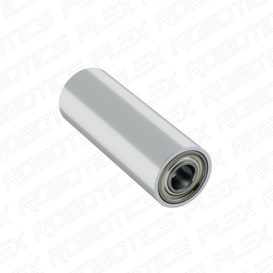 6mm Bore Dual Bearing Idler Roller (15mm OD, 41mm Length)