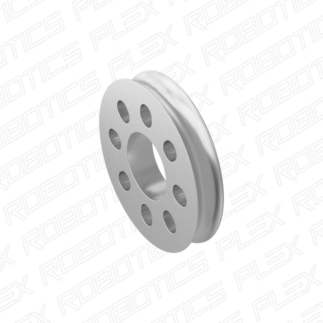 3400 Series Hub Mount Round Belt Pulley (14mm Bore)