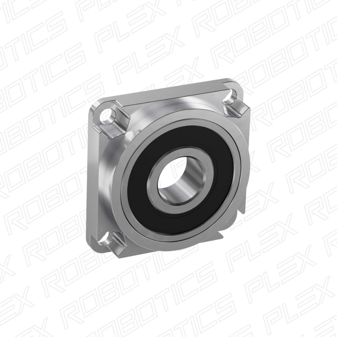 12mm Bore, Heavy-Duty Flange-Mount Bearing Pillow Block