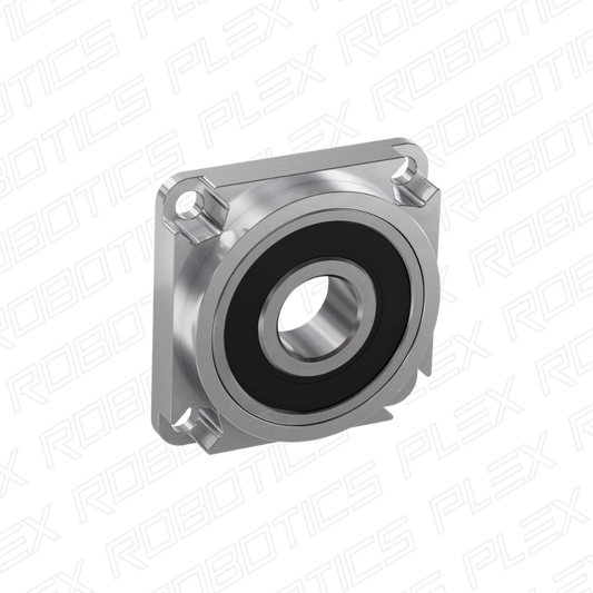 12mm Bore, Heavy-Duty Flange-Mount Bearing Pillow Block