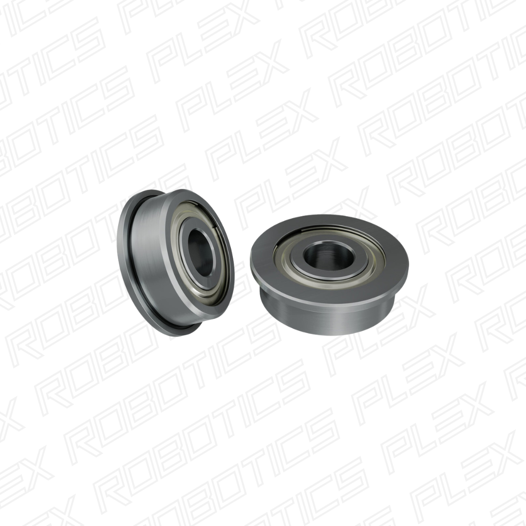 5mm ID Flanged Ball Bearing (14mm OD, 5mm Thickness) - 2 Pack