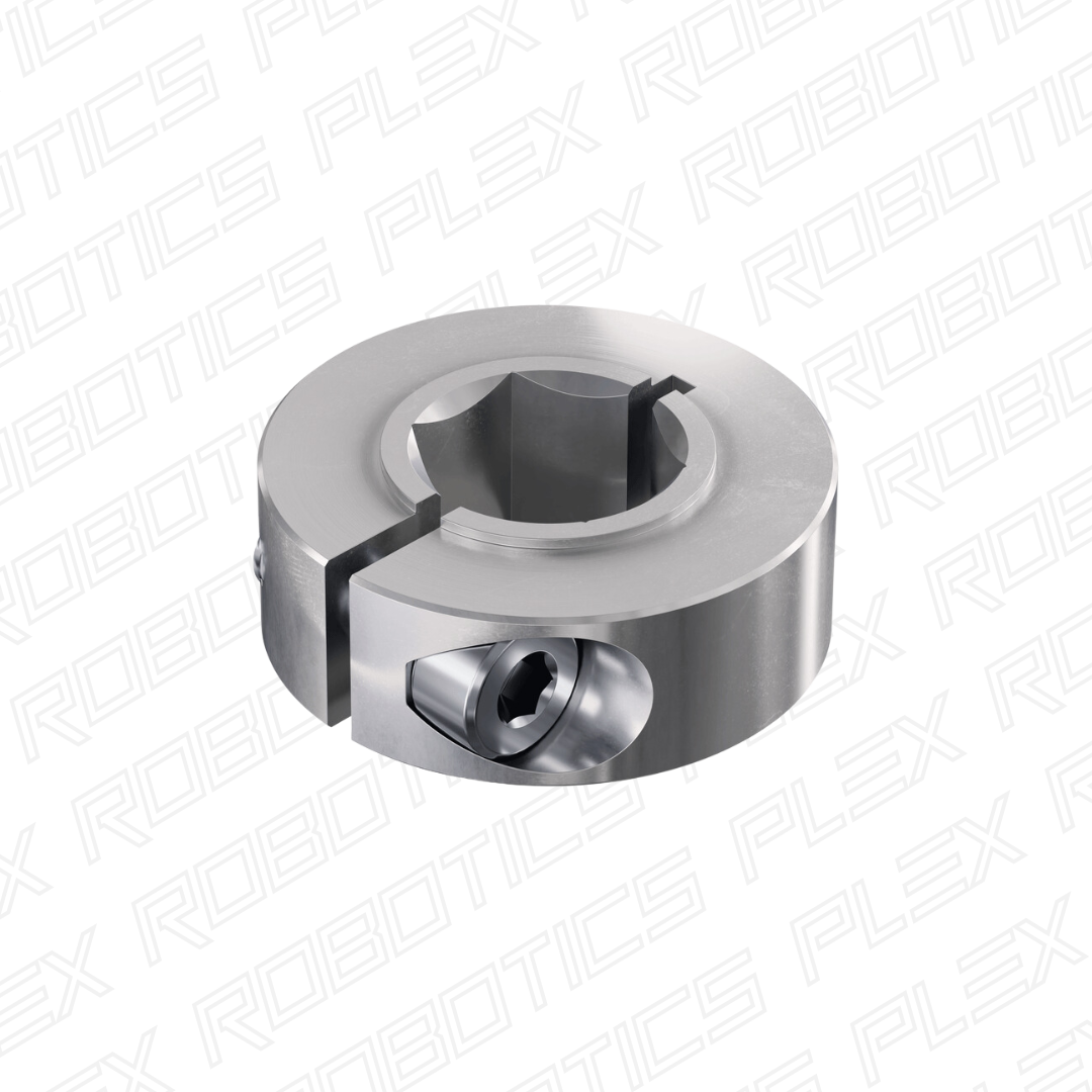 2910 Series Aluminum Clamping Collar (12mm REX™ ID x 26mm OD, 10mm Length)