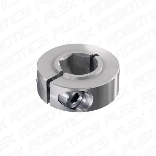 2910 Series Aluminum Clamping Collar (12mm REX™ ID x 26mm OD, 10mm Length)