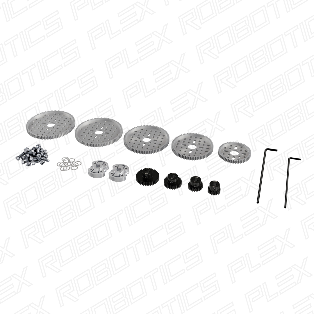 Spur Gear Starter Pack (MOD 0.8, 8mm REX™ Bore)